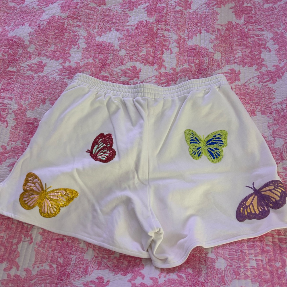 Queen of Sparkles White Multi Butterfly 🦋